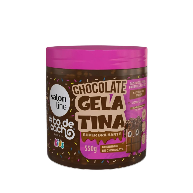 Salon Line Gelatina #TôDeCacho Kids 550g